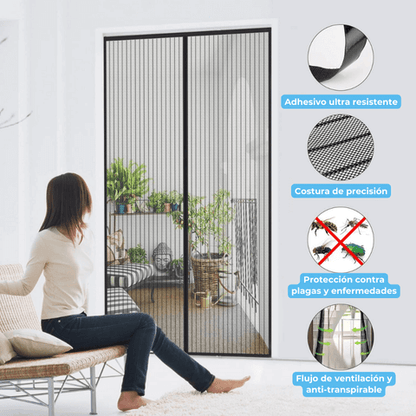 MAGIC MESH® Malla Mosquitera Magnética 2x1