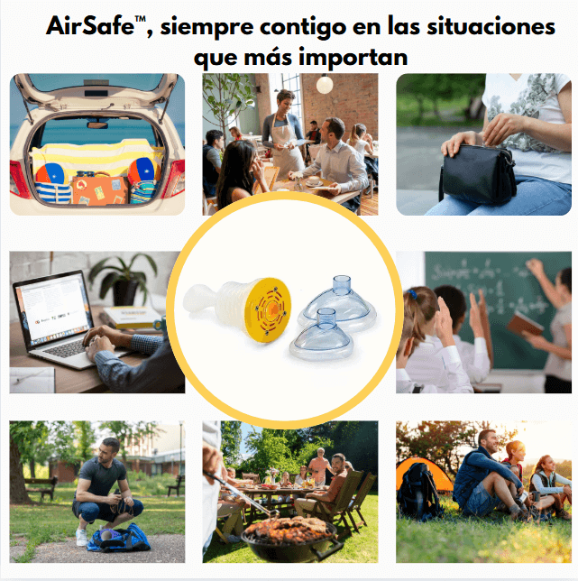 AirSafe™ Dispositivo de emergencia en Asfixia por Atragantamiento para Adultos y Niños